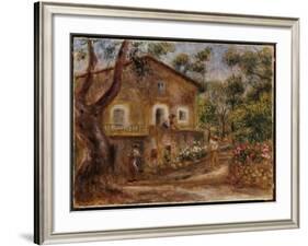 Collette's House at Cagne, 1912-Pierre-Auguste Renoir-Framed Giclee Print