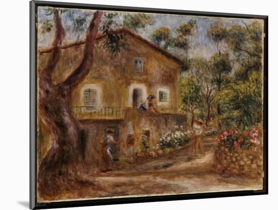 Collette's House at Cagne, 1912-Pierre-Auguste Renoir-Mounted Giclee Print