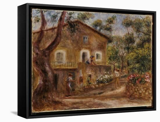 Collette's House at Cagne, 1912-Pierre-Auguste Renoir-Framed Stretched Canvas