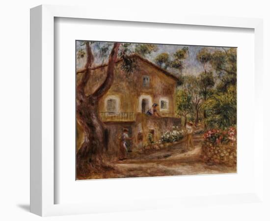 Collette's House at Cagne, 1912-Pierre-Auguste Renoir-Framed Giclee Print