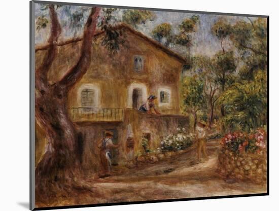 Collette's House at Cagne, 1912-Pierre-Auguste Renoir-Mounted Giclee Print