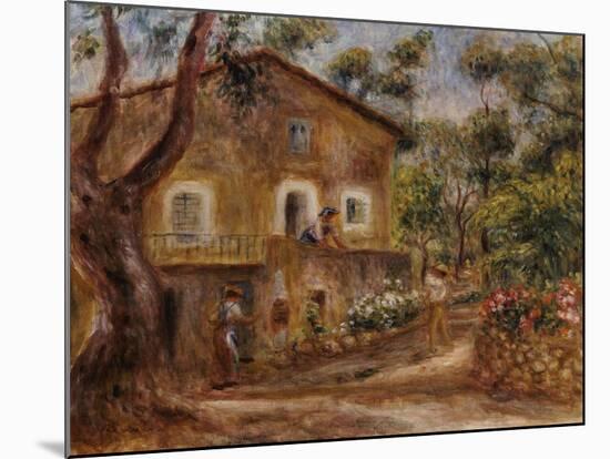 Collette's House at Cagne, 1912-Pierre-Auguste Renoir-Mounted Giclee Print