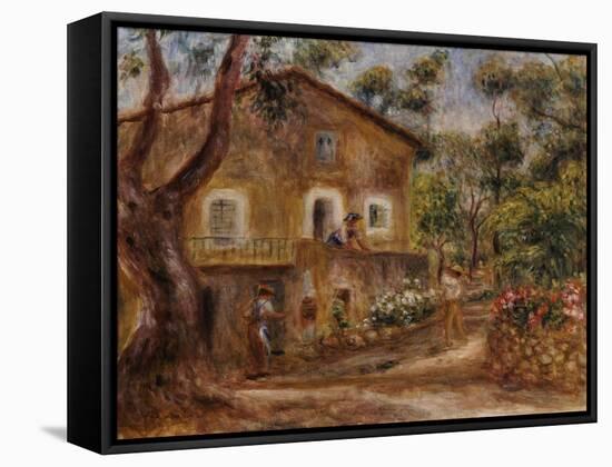 Collette's House at Cagne, 1912-Pierre-Auguste Renoir-Framed Stretched Canvas