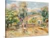 Collettes Farmhouse, Cagnes, 1910-Pierre-Auguste Renoir-Stretched Canvas