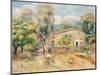 Collettes Farmhouse, Cagnes, 1910-Pierre-Auguste Renoir-Mounted Giclee Print