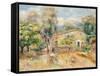 Collettes Farmhouse, Cagnes, 1910-Pierre-Auguste Renoir-Framed Stretched Canvas