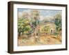 Collettes Farmhouse, Cagnes, 1910-Pierre-Auguste Renoir-Framed Giclee Print