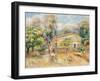 Collettes Farmhouse, Cagnes, 1910-Pierre-Auguste Renoir-Framed Giclee Print