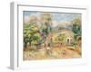 Collettes Farmhouse, Cagnes, 1910-Pierre-Auguste Renoir-Framed Giclee Print