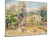 Collettes Farmhouse, Cagnes, 1910-Pierre-Auguste Renoir-Mounted Giclee Print
