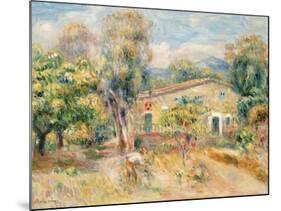 Collettes Farmhouse, Cagnes, 1910-Pierre-Auguste Renoir-Mounted Giclee Print