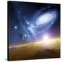 Colliding Galaxies, Artwork-Detlev Van Ravenswaay-Stretched Canvas