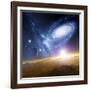 Colliding Galaxies, Artwork-Detlev Van Ravenswaay-Framed Photographic Print