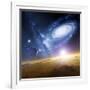 Colliding Galaxies, Artwork-Detlev Van Ravenswaay-Framed Photographic Print