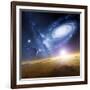 Colliding Galaxies, Artwork-Detlev Van Ravenswaay-Framed Photographic Print