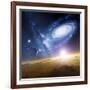 Colliding Galaxies, Artwork-Detlev Van Ravenswaay-Framed Photographic Print