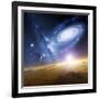 Colliding Galaxies, Artwork-Detlev Van Ravenswaay-Framed Photographic Print