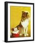 Collie and Kitten - Child Life-Jack Murray-Framed Premium Giclee Print