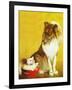 Collie and Kitten - Child Life-Jack Murray-Framed Giclee Print