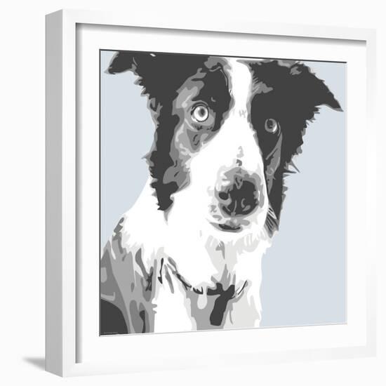 Collie-Emily Burrowes-Framed Art Print