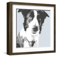 Collie-Emily Burrowes-Framed Art Print