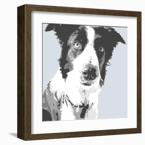 Collie-Emily Burrowes-Framed Art Print