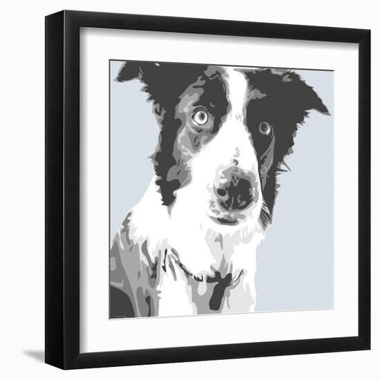 Collie-Emily Burrowes-Framed Art Print