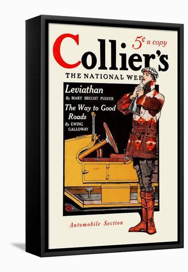 Collier'S, Automobile Section. Collier's for January 10, in Two Sections. Section Two.-Edward Penfield-Framed Stretched Canvas