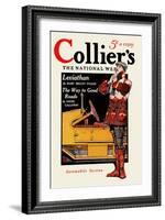 Collier'S, Automobile Section. Collier's for January 10, in Two Sections. Section Two.-Edward Penfield-Framed Art Print