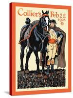 Collier's Feb 22 1908-Edward Penfield-Stretched Canvas