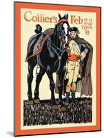 Collier's Feb 22 1908-Edward Penfield-Mounted Art Print