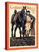 Collier's Feb 22 1908-Edward Penfield-Stretched Canvas