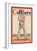 Collier's. "Fore!"-Edward Penfield-Framed Art Print