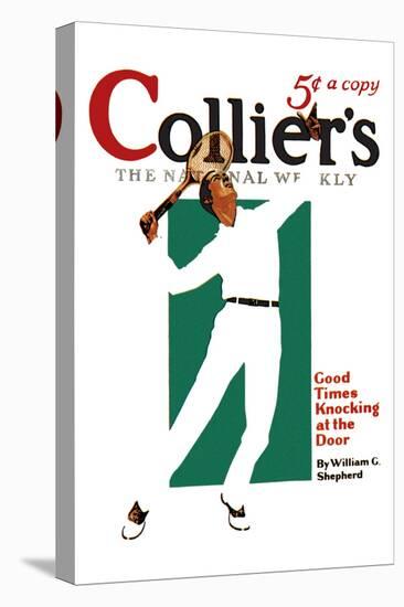 Collier's: Good Times Knocking at the Door-null-Stretched Canvas