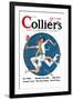 Collier's: Tennis Collision-null-Framed Art Print