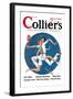 Collier's: Tennis Collision-null-Framed Art Print