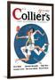 Collier's: Tennis Collision-null-Framed Art Print