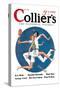 Collier's: Tennis Collision-null-Stretched Canvas