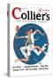 Collier's: Tennis Collision-null-Stretched Canvas