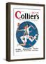 Collier's: Tennis Collision-null-Framed Art Print