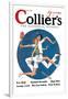 Collier's: Tennis Collision-null-Framed Art Print