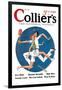 Collier's: Tennis Collision-null-Framed Art Print