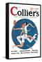 Collier's: Tennis Collision-null-Framed Stretched Canvas