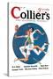 Collier's: Tennis Collision-null-Stretched Canvas