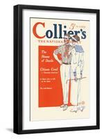 Collier'S, the National. the House of Devils.-Edward Penfield-Framed Art Print