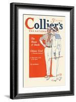 Collier'S, the National. the House of Devils.-Edward Penfield-Framed Art Print