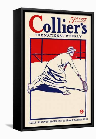 Collier's, the National Weekly, Eagle Shannon Ropes One by Richard Washburn Child-Edward Penfield-Framed Stretched Canvas