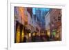 Colliergate and York Minster at Christmas, York, Yorkshire, England, United Kingdom, Europe-Frank Fell-Framed Photographic Print