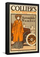 Colliers Automobile 1903 Vintage Ad Poster Print-null-Framed Poster