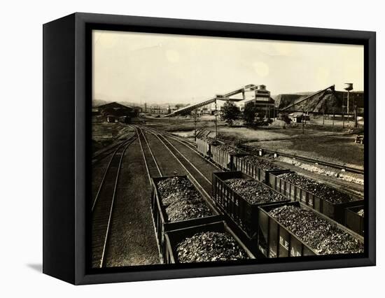 Colliery of Philadelphia and Reading Coal and Iron Company-null-Framed Stretched Canvas